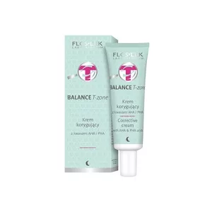 FlosLek Balance T-Zone krem korygujący z kwasami AHA i PHA 50ml