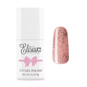 Elisium, lakier hybrydowy 188 Straciatella Pink, 9g