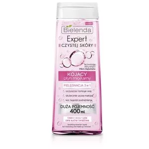Bielenda Expert Czystej Skóry Kojący Płyn Micelarny 3w1, 400ml