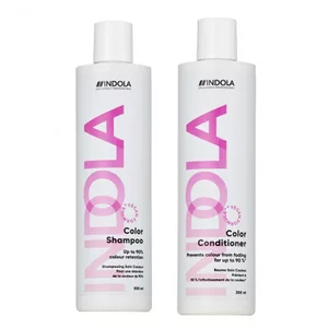 Indola Color, zestaw do włosów farbowanych, szampon + odżywka, 2x300ml