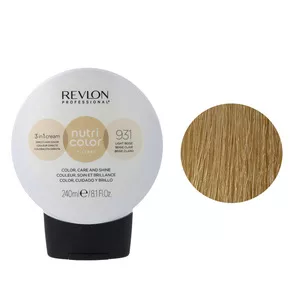 Revlon Nutri Color Filters, maska koloryzująca bez amoniaku, jasny beż, 240ml