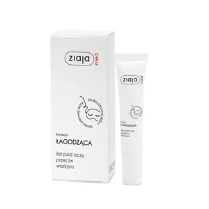 Ziaja Med Kuracja Pod Oczy, łagodzącay żel pod oczy przeciw workom, 15ml
