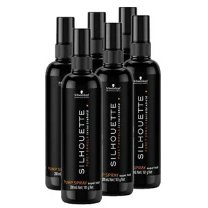 Schwarzkopf Silhouette, bardzo mocno utrwalający lakier w atomizerze, wielopak 6x200ml