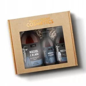 LaQ Zestaw Kozioł z klasą, zestaw do ciała, żel 500ml/szampon 300ml/balsam po goleniu 150ml