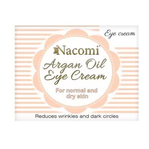 Nacomi, krem arganowy pod oczy z olejem z pestek winogron, 15ml