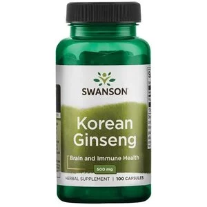 Swanson Ginseng - Żeń-Szeń 500mg 100 kaps