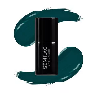 Semilac, lakier hybrydowy, 606 Cool Green, 7ml