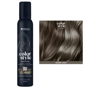 Indola Profession Color Style Mousse, pianka koloryzująca, dark ash, 200ml
