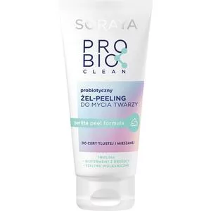 Soraya Probio Clean, Probiotyczny żel-peeling do mycia twarzy do cery tłustej i mieszanej, 150ml