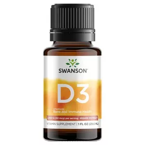 Swanson Witamina D-3 w płynie 29,6ml