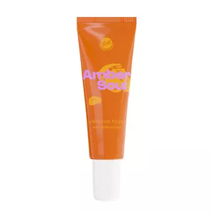 Bell Amber Soul Luminous Touch, baza do twarzy, 001 Sparkly amber, 30g