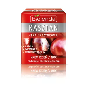 Bielenda Kasztan Krem redukujący zaczerwienienia Dzień/noc, 50ml
