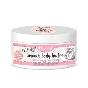 Nacomi, lekkie masło do ciała - truskawkowy pudding z guawą, 100g