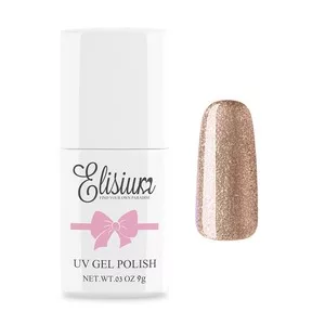 Elisium, lakier hybrydowy 072 Gold Rose, 9g