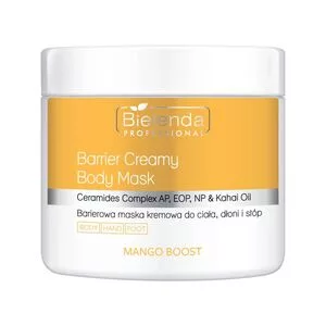 Bielenda Professional Is Mango Boost, barierowa maska kremowa do ciała, dłoni i stóp, 600g