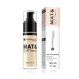 Bell HYPOAllergenic Mat&Soft Make-Up, podkład matujący, 02, 30g