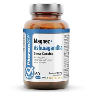 Pharmovit Magnez + Ashwagandha Stress Complex suplement diety 60 kapsułek