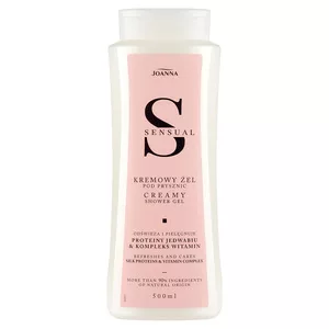 Joanna Sensual Kremowy żel pod prysznic proteiny jedwabiu 500 ml