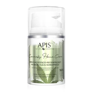 Apis Cannabis Home Care Krem Łagodząco-regenerujący na bazie oleju konopnego, 50ml