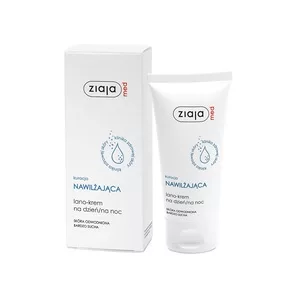 Ziaja Med Kuracja nawilżająca, lano-krem na dzień/na noc do skóry suchej i odwodnionej, 50ml
