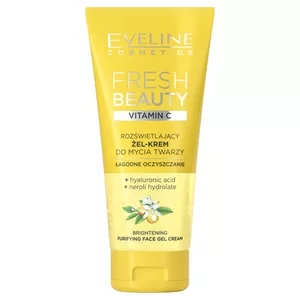 Eveline Cosmetics Fresh Beauty rozświetlający żel-krem do mycia twarzy z witaminą C 150ml