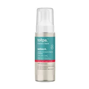Tołpa Dermo Face Sebio+, pianka do mycia twarzy 2 kwasy [2%:AHA+LHA,] 150ml