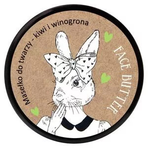 LaQ, Króliczka, masełko do twarzy, kiwi i winogrona, 50ml