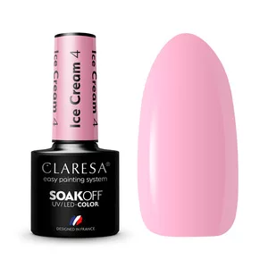 Claresa, Lakier hybrydowy, ICE CREAM 4, 5g