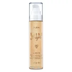 Pupa Shine Bright, rozświetlający, żelowy olejek do ciała, gold diamond, 50ml