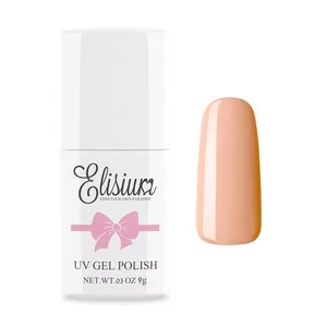 Elisium, lakier hybrydowy 153 Disconcert peach, 9g