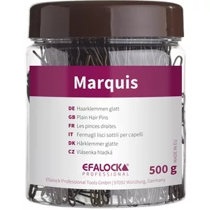 Efalock Marquis, wsuwki do włosów, 7cm, opakowanie 500g, brązowy