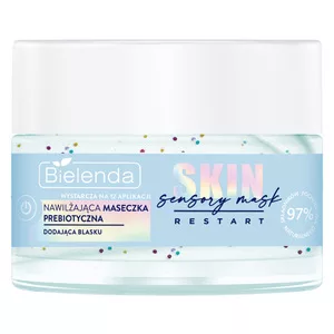 Bielenda Skin Restart Sensory Mask - Nawilżająca Maseczka Prebiotyczna, Dodająca Blasku, 50ml