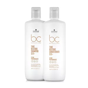 Schwarzkopf BC Time Restore, zestaw XL do włosów dojrzałych, 2x1000ml