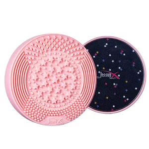Jessup Wet& Dry Brush Cleaner mata do czyszczenia pędzli na sucho i mokro Pink