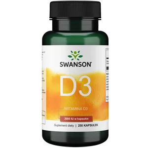 Swanson Witamina D-3 2000IU 250kaps