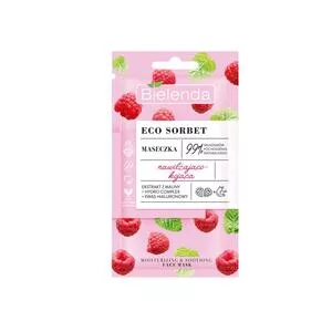 Bielenda Eco Sorbet Malina - Maseczka - Nawilżająco-kojąca, 8g