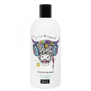LaQ, KROWA, żel do mycia 2w1, marakuja, 300ml