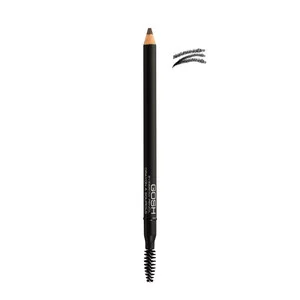 Gosh Eyebrow Pencil, kredka do brwi ze szczoteczką, Soft Black, 1,2g