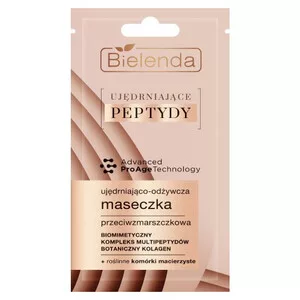 Bielenda Ujędrniające peptydy, ujędrniająco-odżywcza maseczka przeciwzmarszczkowa, 8g