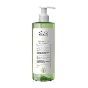 SVR Sebiaclear Gel Moussant oczyszczający żel do mycia do twarzy tłustej i trądzikowej 400ml