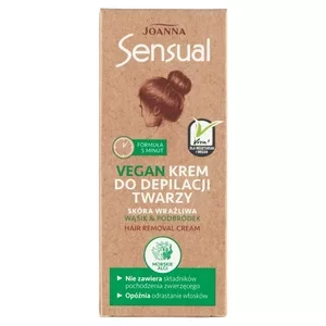 Joanna Sensual Vegan Krem do depilacji twarzy 20 g