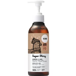 Yope Daily Heroes Super Shiny, szampon z lnem dla wrażliwych i puszących się włosów, 300ml