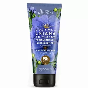Barwa Naturalna wygładzająca lniana odżywka do włosów przesuszonych i zniszczonych 200ml