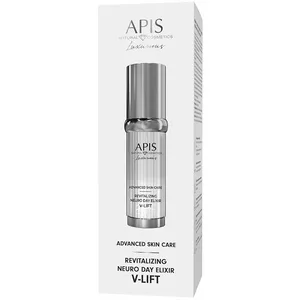 Apis Advanced Skin Care V-Lift, eliksir liftingujący na dzień, revitalizing neuro day, 50ml