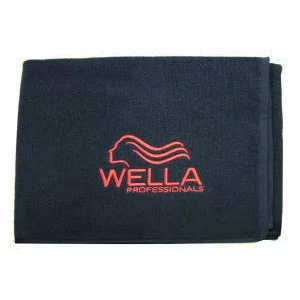 Wella Professionals, profesjonalny ręcznik do koloryzacji, 100% bawełny, czarny