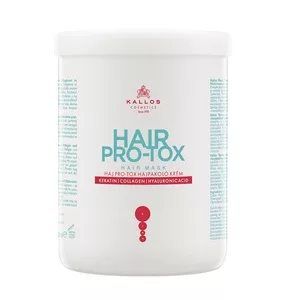 Kallos Hair Pro-Tox maska do włosów z keratyną kolagenem i kwasem hialuronowym 1000ml