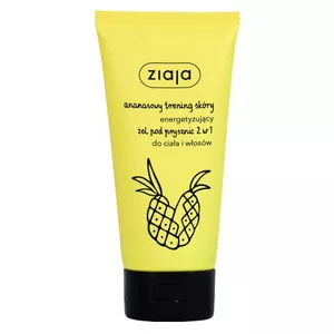 Ziaja, ananasowy żel pod prysznic 2w1, 160ml