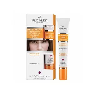 FlosLek White & Beauty krem punktowy wybielający przebarwienia i piegi 20ml