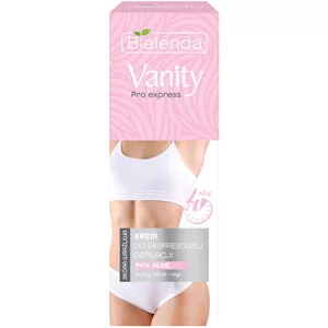 Bielenda Vanity Pro Express, krem do ekspresowej depilacji, skóra sucha, pink aloe, 75ml
