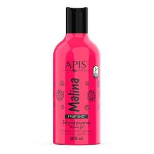 Apis Fruit Shot, żel pod prysznic, malinowy, 500ml